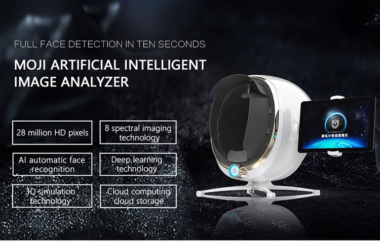 facial skin evaluation skin analyzer machine